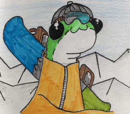 Nessie au ski