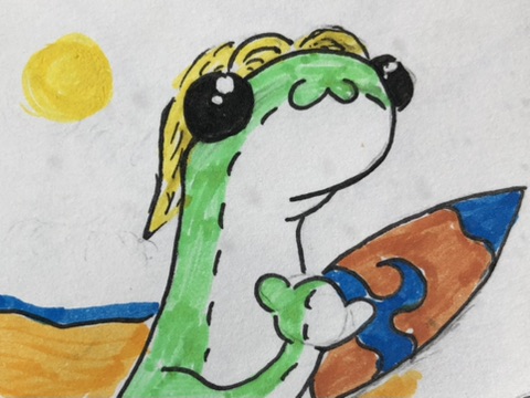 Nessie surfeuse